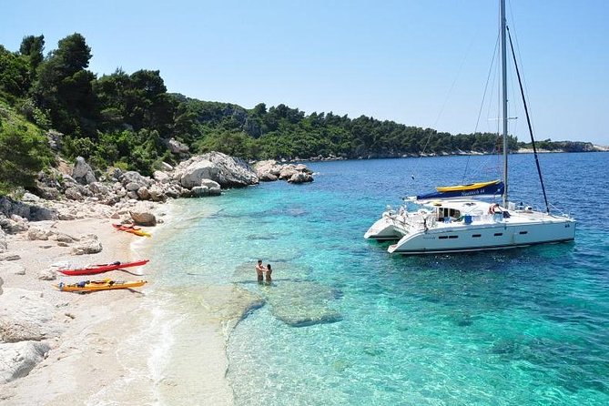 Adventure Sailing 3-Night Trip from Dubrovnik to Mljet National Park, Ston and the Elaphiti Islands on the Catamaran