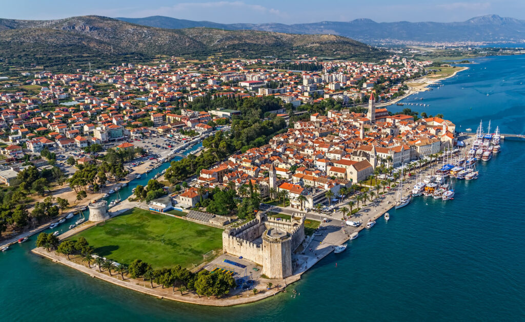 Image of a panoramic view of Historic City of Trogir