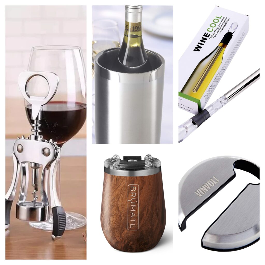 Image of various affordable wine gifts under $20