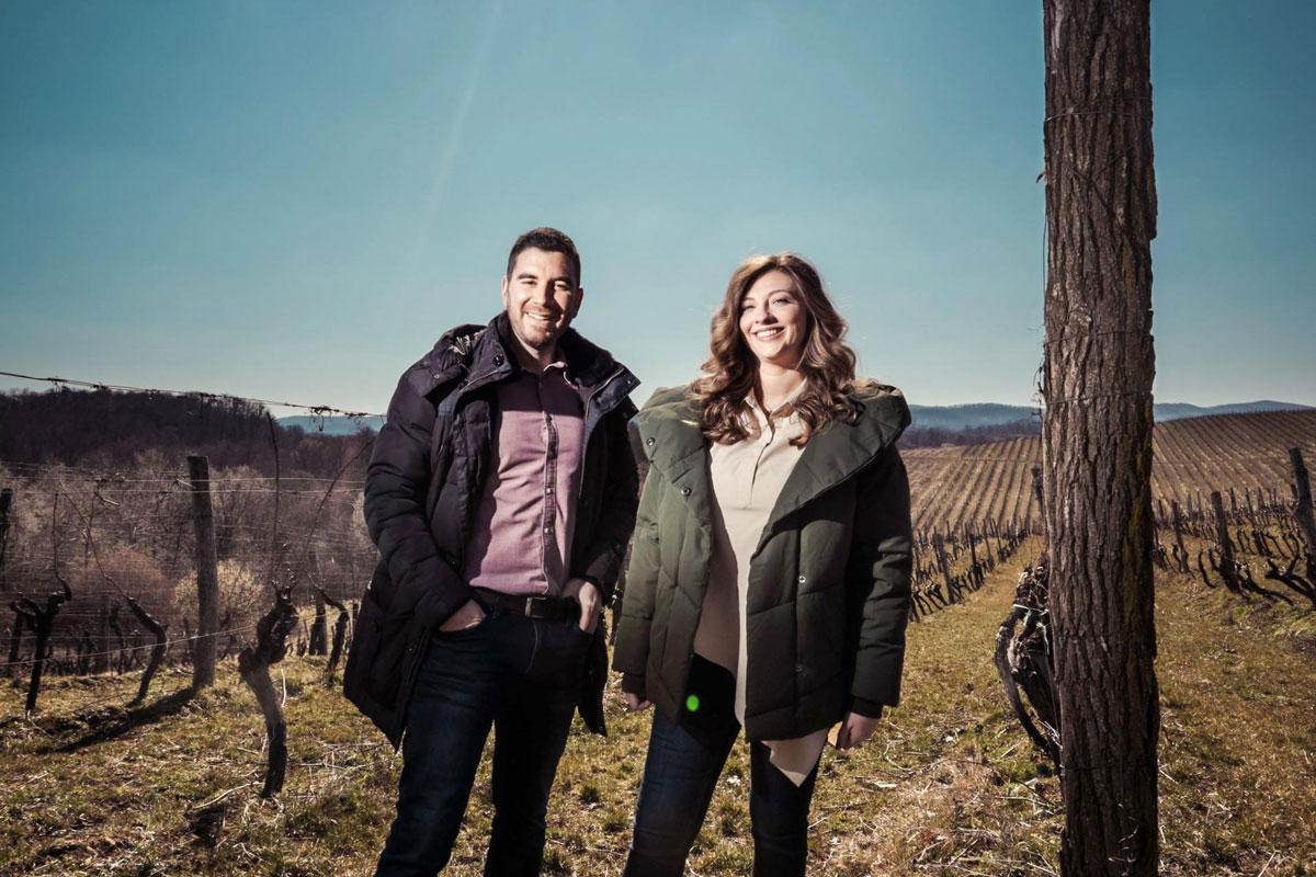 Wine-Romance-Lucija-and-Martin-in-vineyard-together