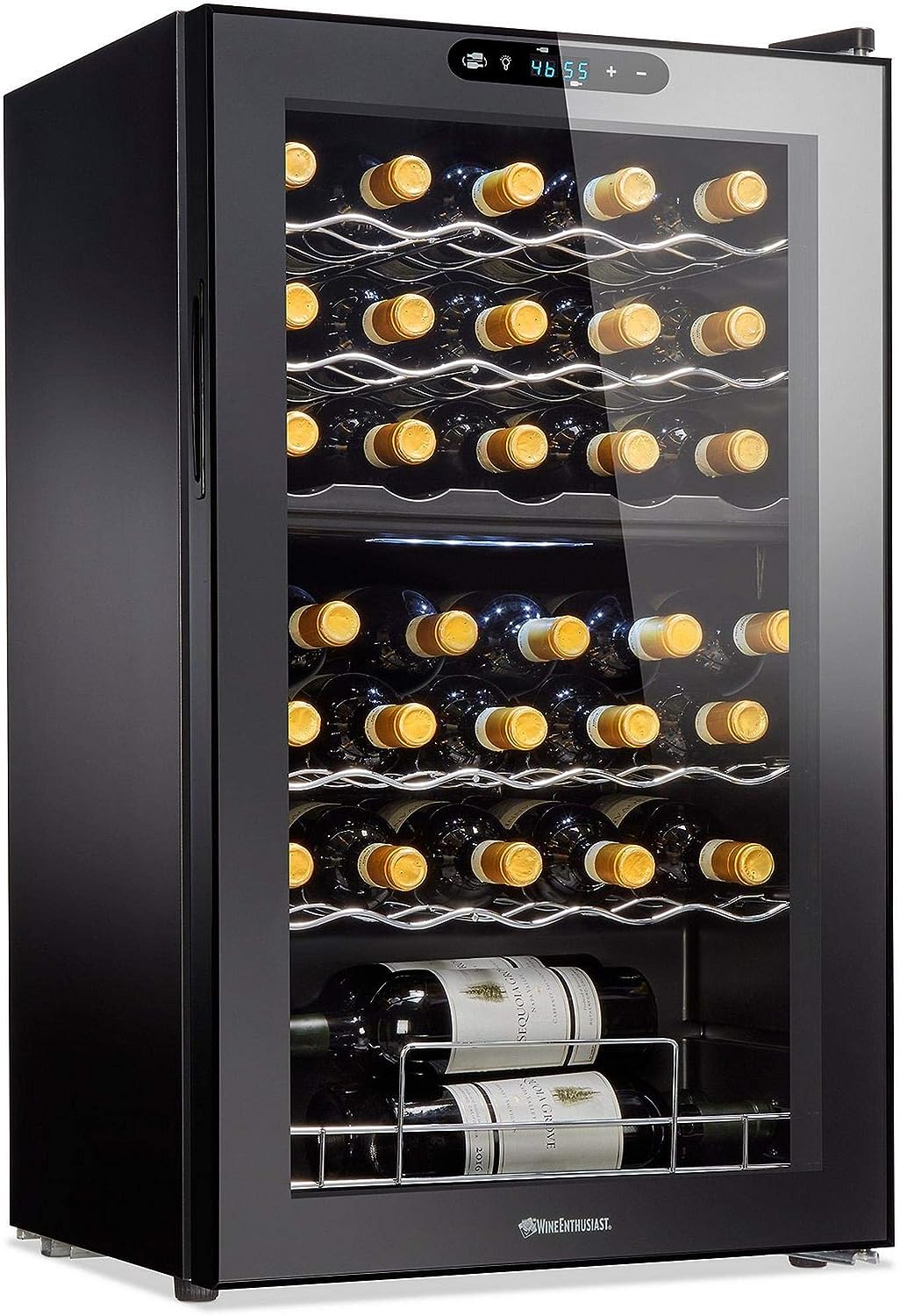 Wine Enthusiast 32-Bottle Dual Zone MAX Compressor Wine Fridge