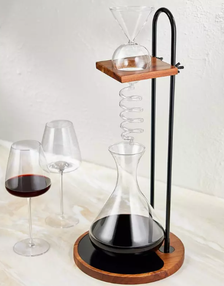 Wine Enthusiast Art Series Deluxe Decanting Set