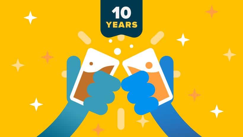 Untappd 10 year anniversary
