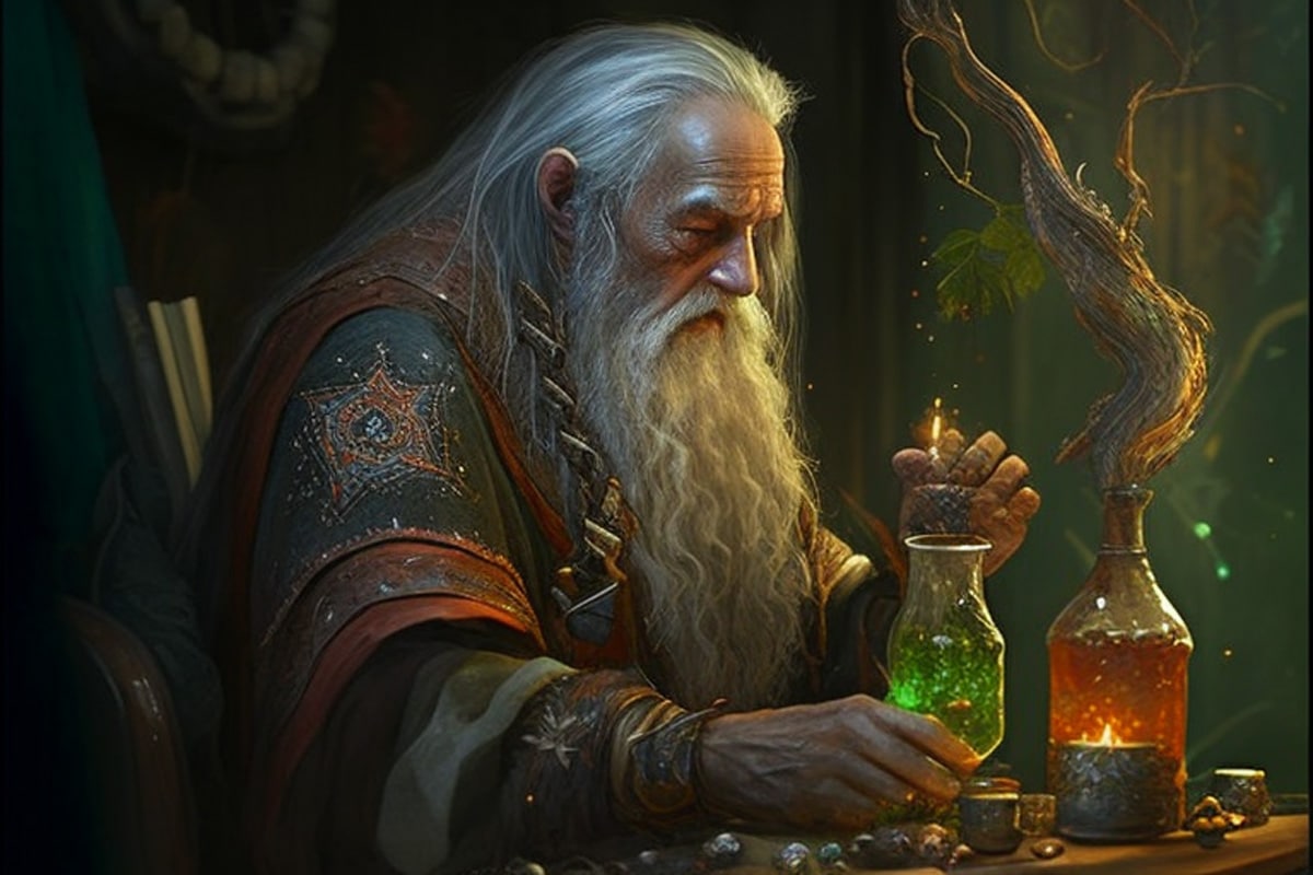 old_druid_making_potions