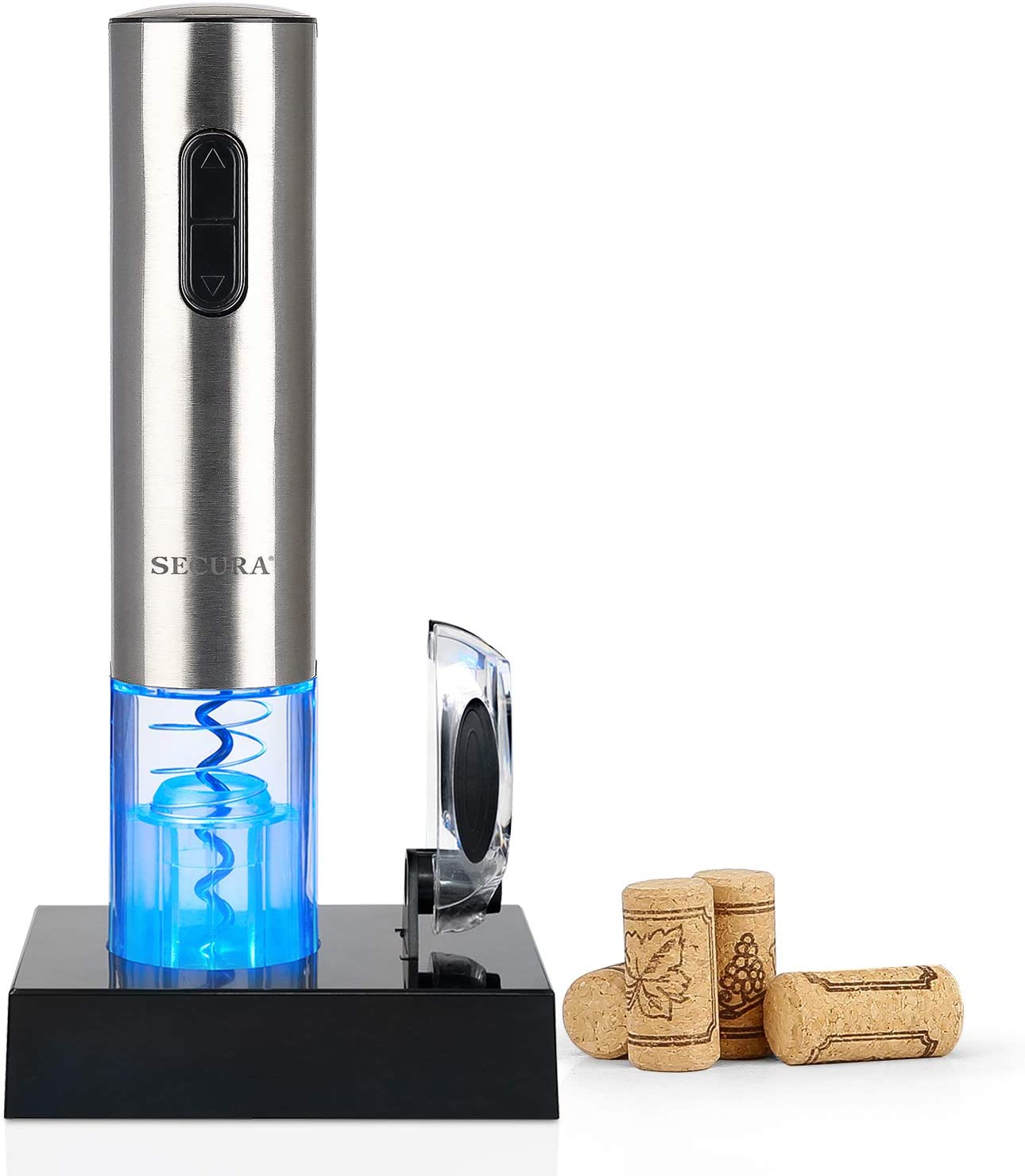 Secura Electric Wine Bottle Opener with Foil Cutter