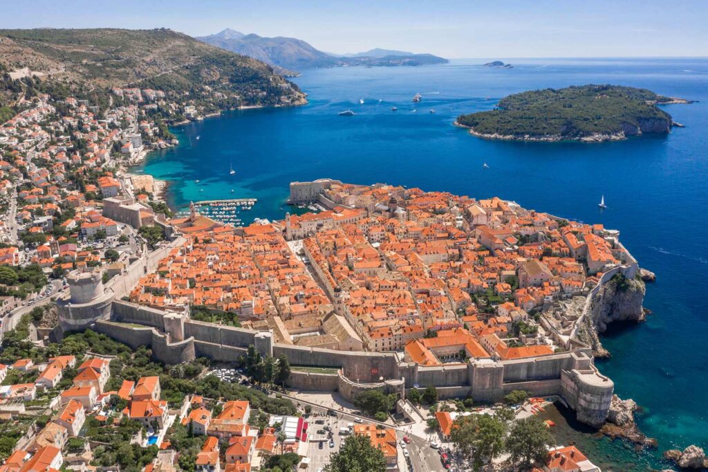 Image of panoramic view of Dubrovnik