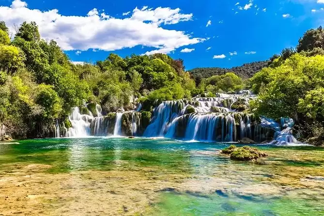 Experience Krka Waterfalls, Food & Wine Tasting Tour From Split