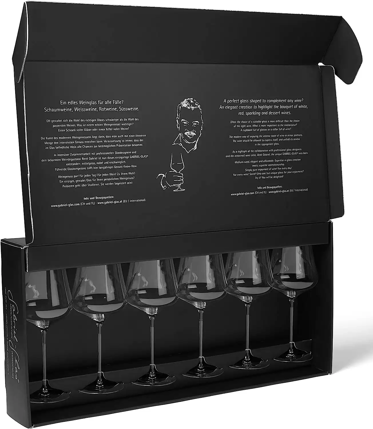 Austrian Lead-Free Crystal Wine Glasses, StandArt Edition