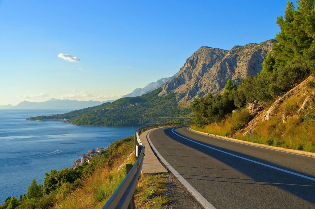 Image of a panoramic view of Adriatic highway