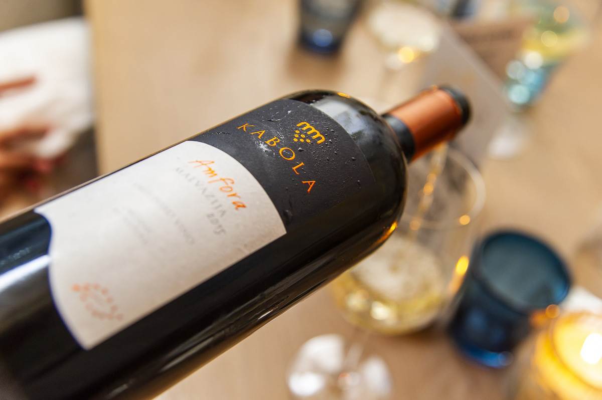 Image of a bottle of Malvasia Amfora from Kabola Winery