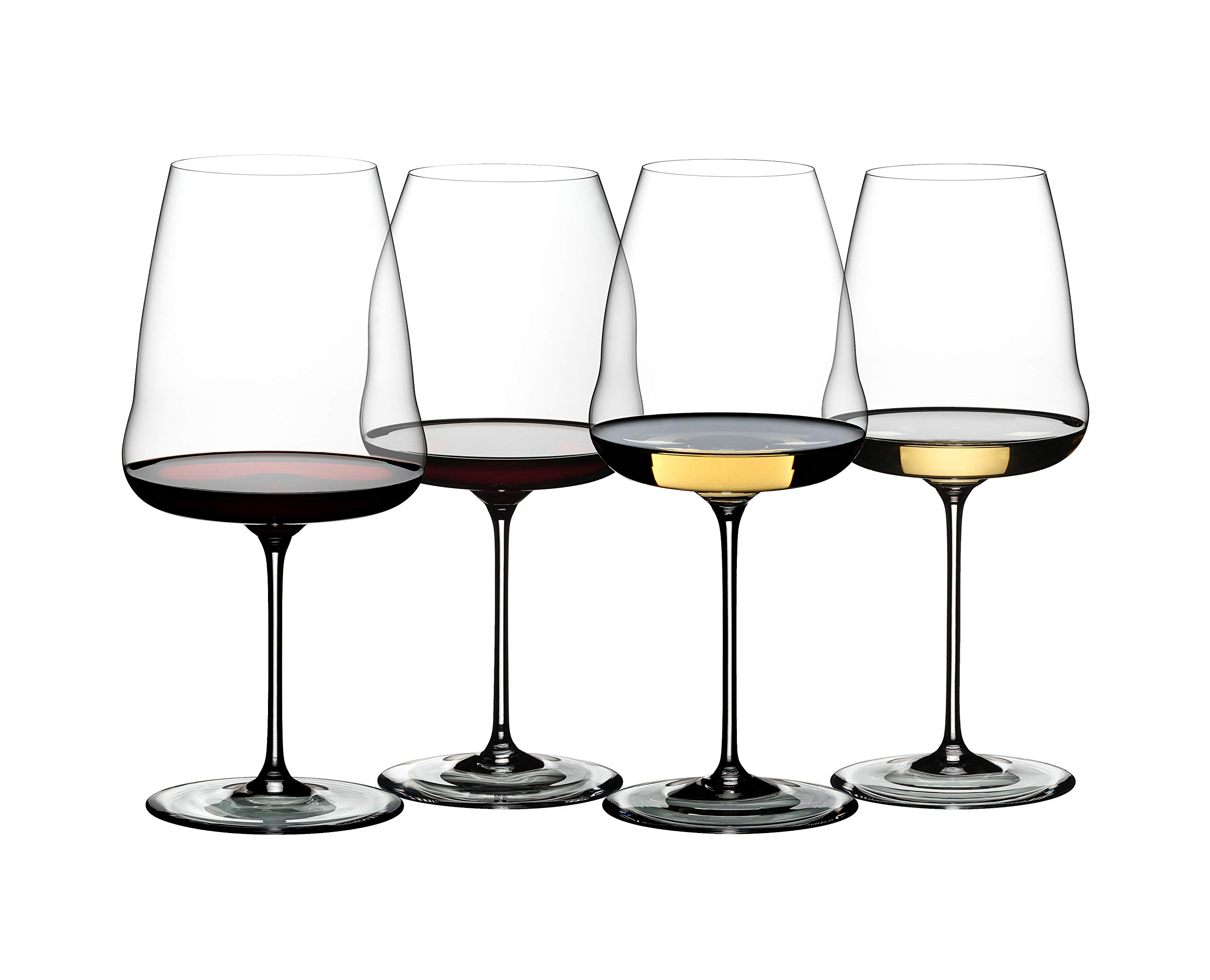 Image of red and white wine glasses by Riedel 