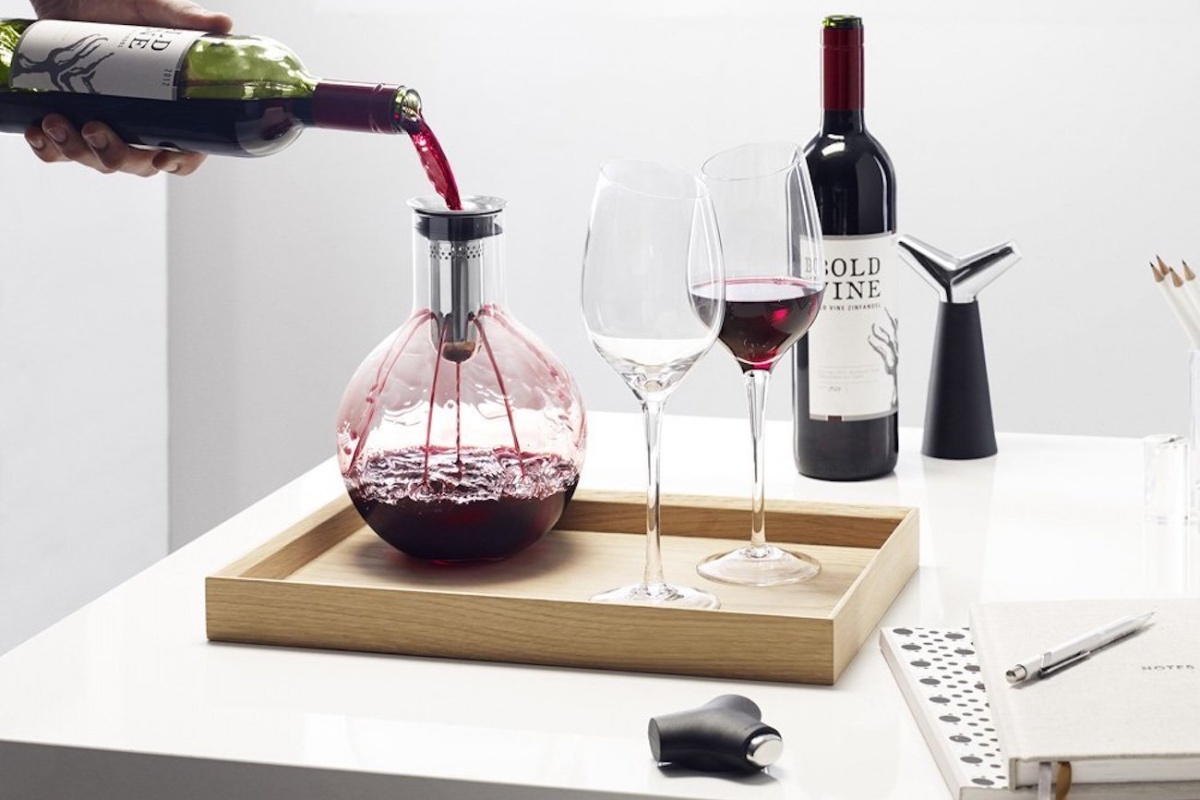 Image of various wine accessories presented on a table