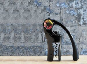 Image of L'Atelier du Vin Oeno Motion Black Wood Lever Corkscrew