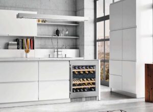Image of Liebherr build-in wine fridge in a ktichen