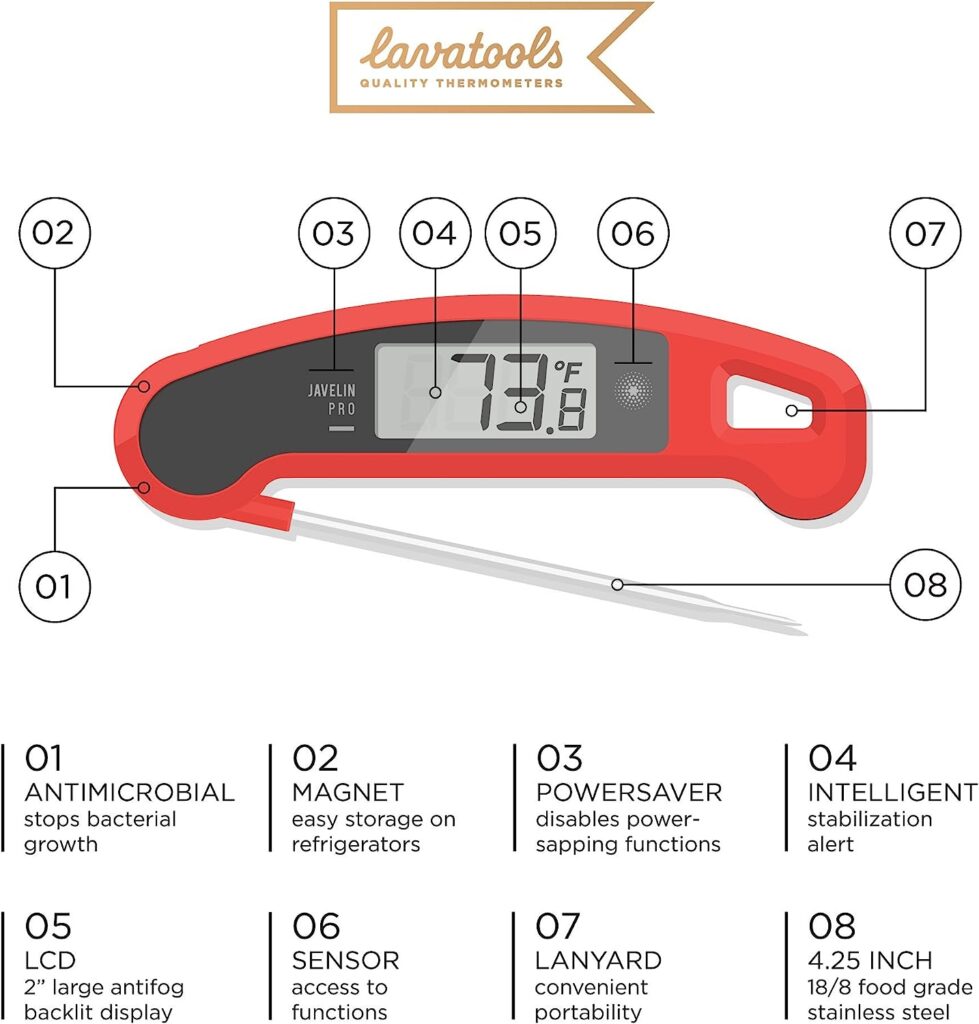 Image of Lavatools Javelin PRO Professional Digital Wine Thermometer