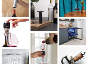 Various wine gadgets for gifts featured picture