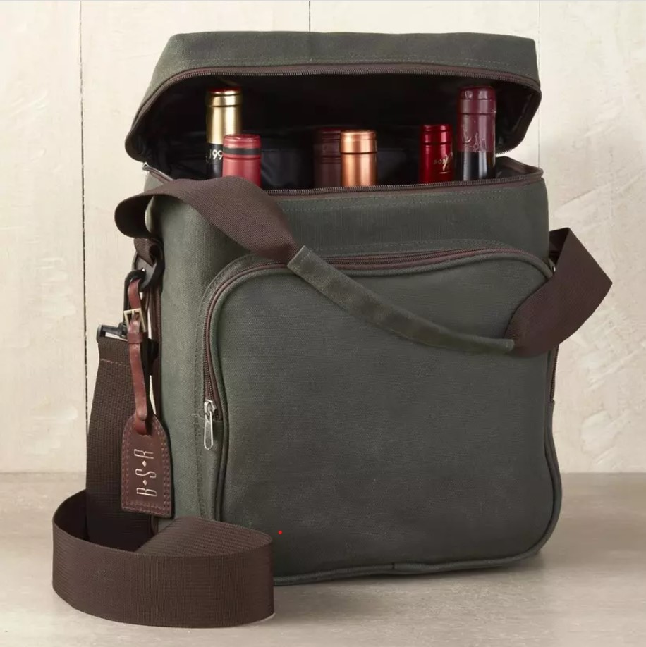 Image of Wine Enthusiast 6-Bottle Wine Bag 