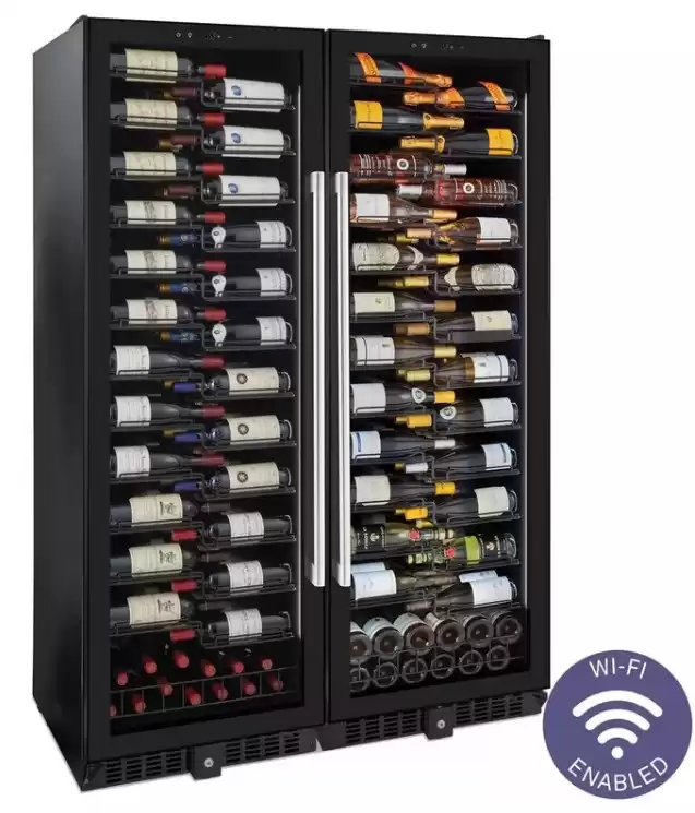 Wine Enthusiast VinoView Double L 310 Smart Wi-Fi Wine Cellar