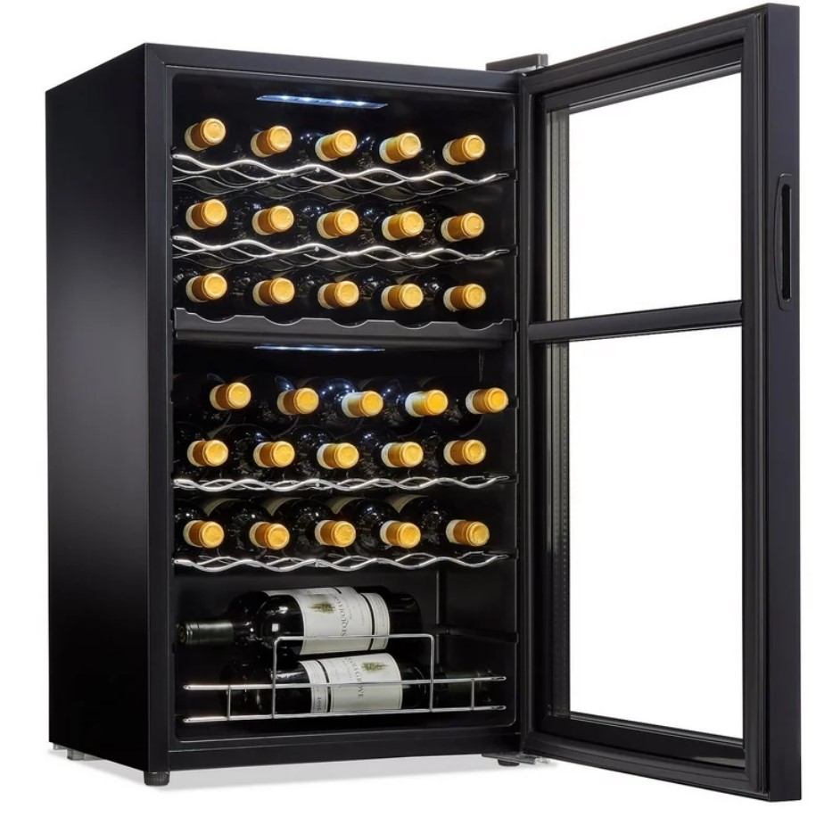 Image of Wine Enthusiast 32-Bottle Dual Zone MAX Compressor Wine Cooler