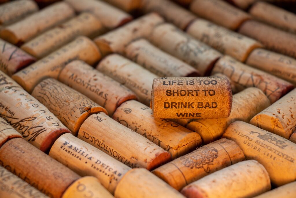 Image of various corks 
