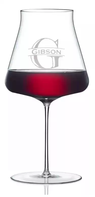 Personalized Wine Enthusiast Somm Pinot Noir Wine Glass (Set of 2)