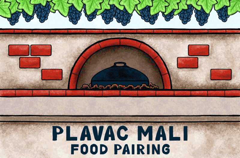 Animated gif for the Food pairing with Plavac Mali article