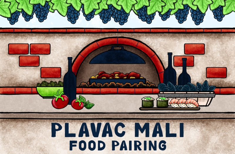 Featured image of the article Food pairing with Plavac Mali