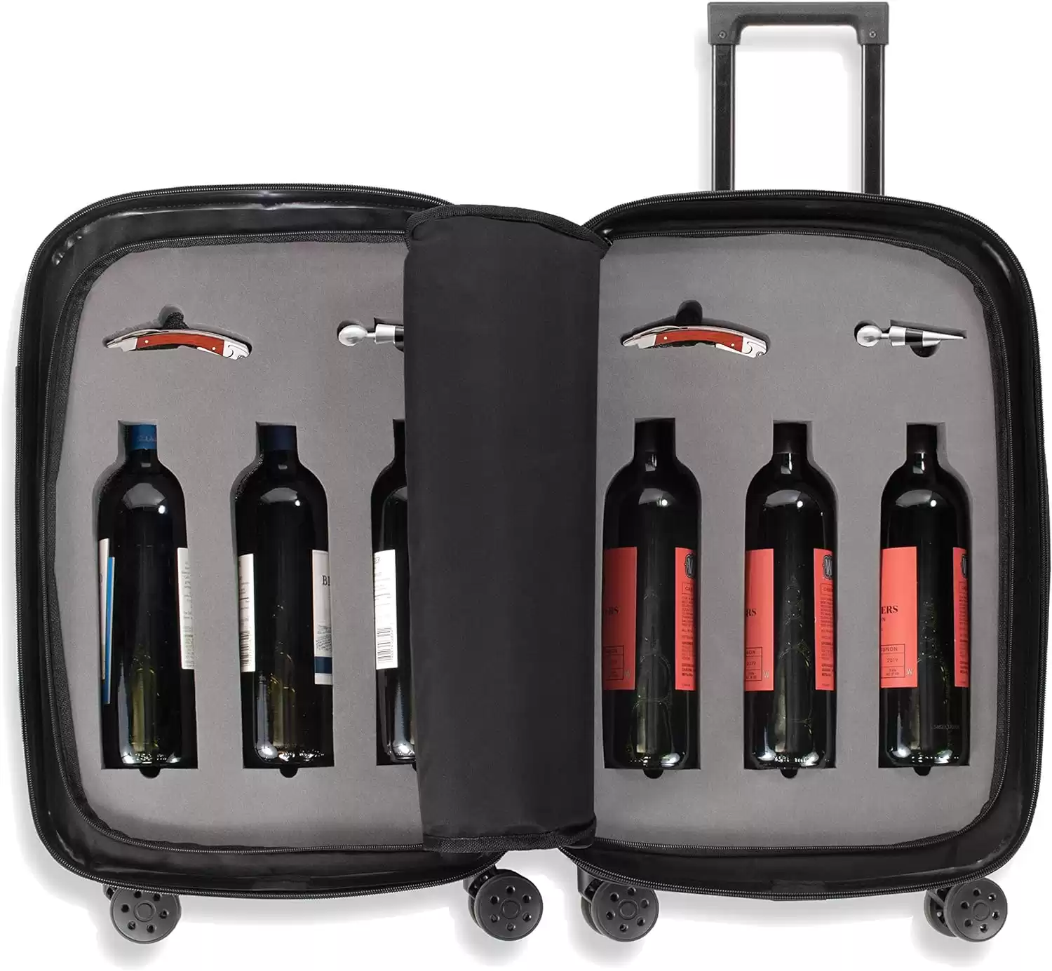 Vino Via Wine Luggage For Six Wine Bottles