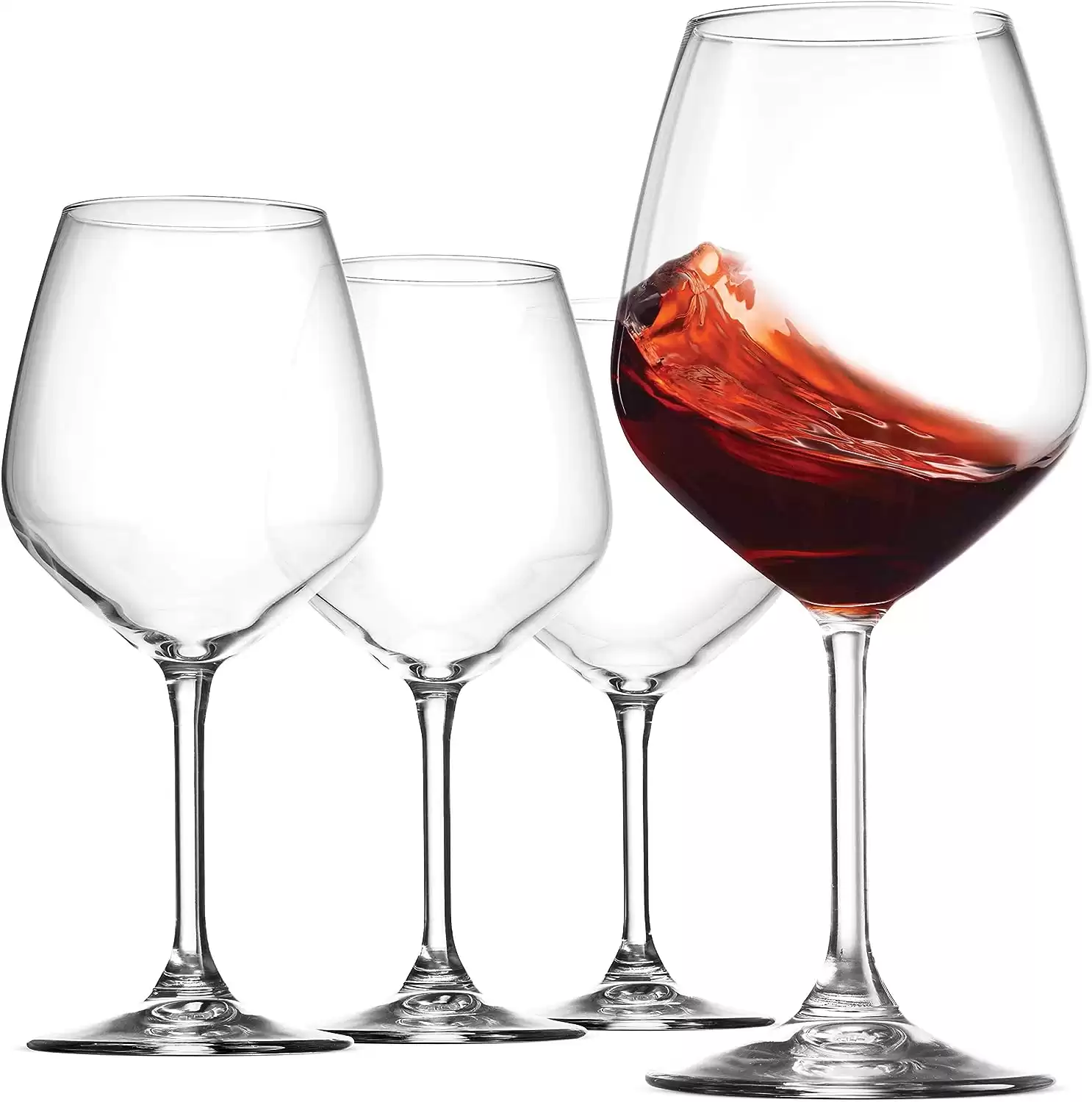 Bormioli Rocco Red Wine Glasses, Set of 4