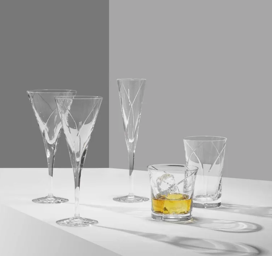 Image of Steuben Whisper Wine Glass Collection