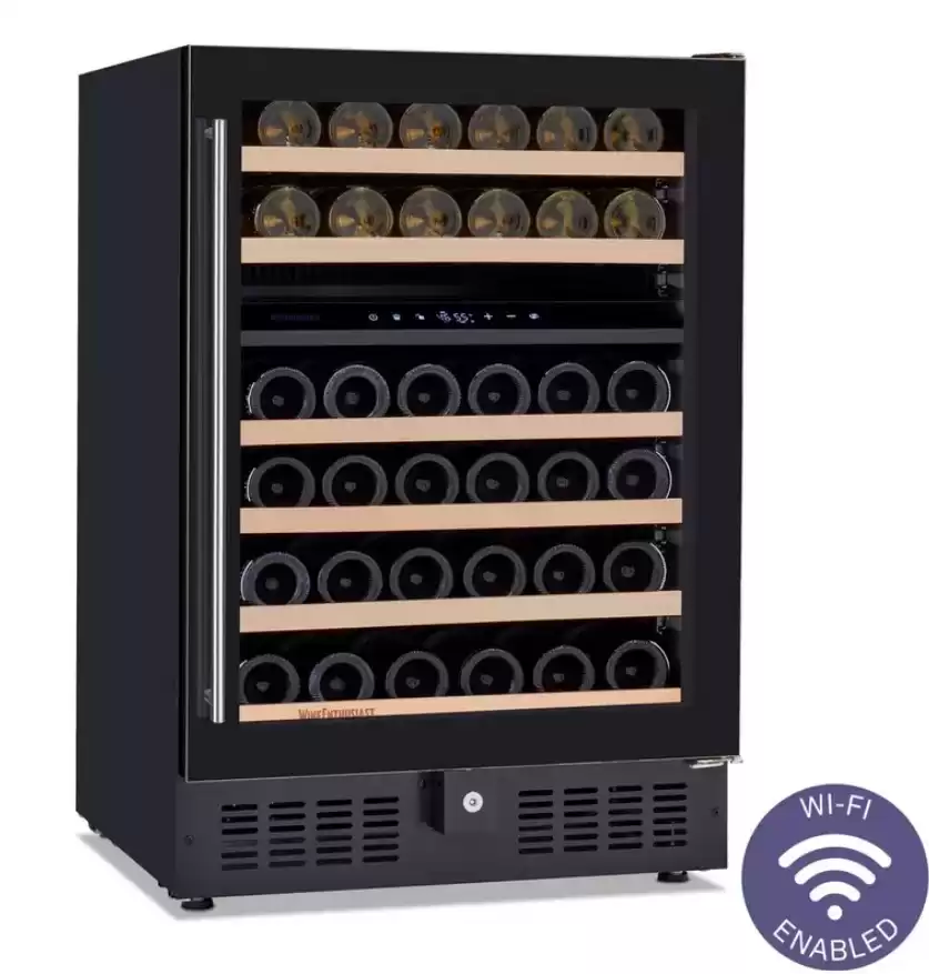 Wine Enthusiast Latitude S 24" Smart Wi-Fi Dual Zone Wine Cellar