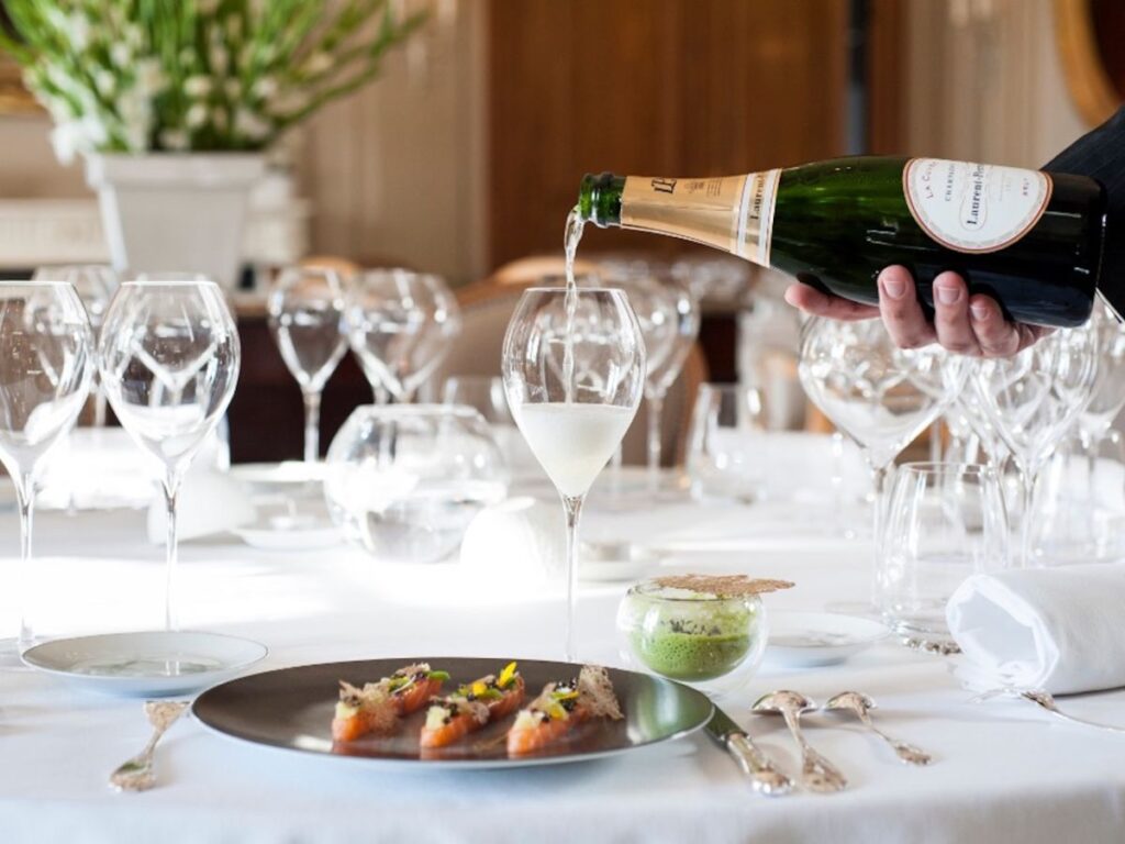 Image of Champagne Laurent-Perrier served 