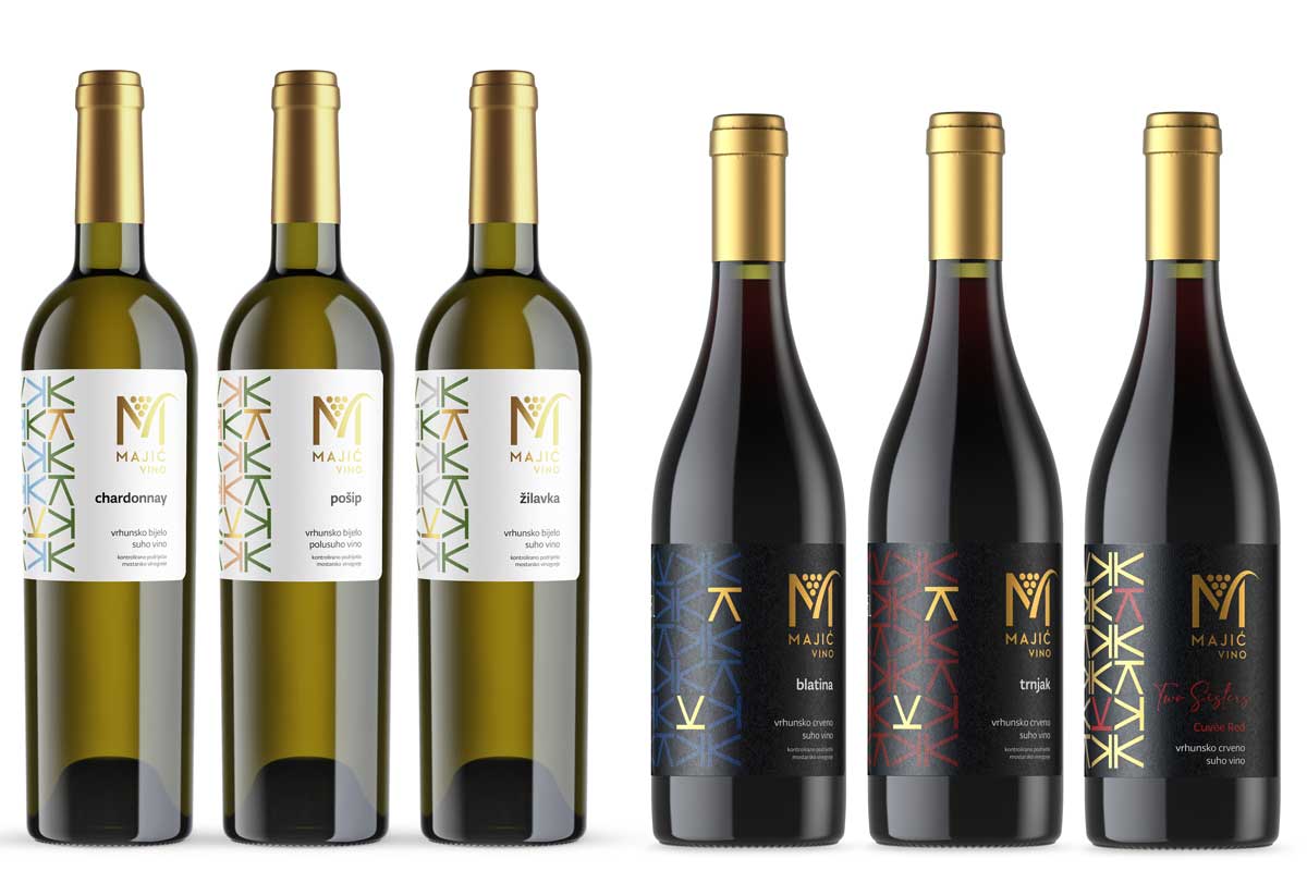 Wine-Label-Design_consistent-branding-Majić-wine-labels