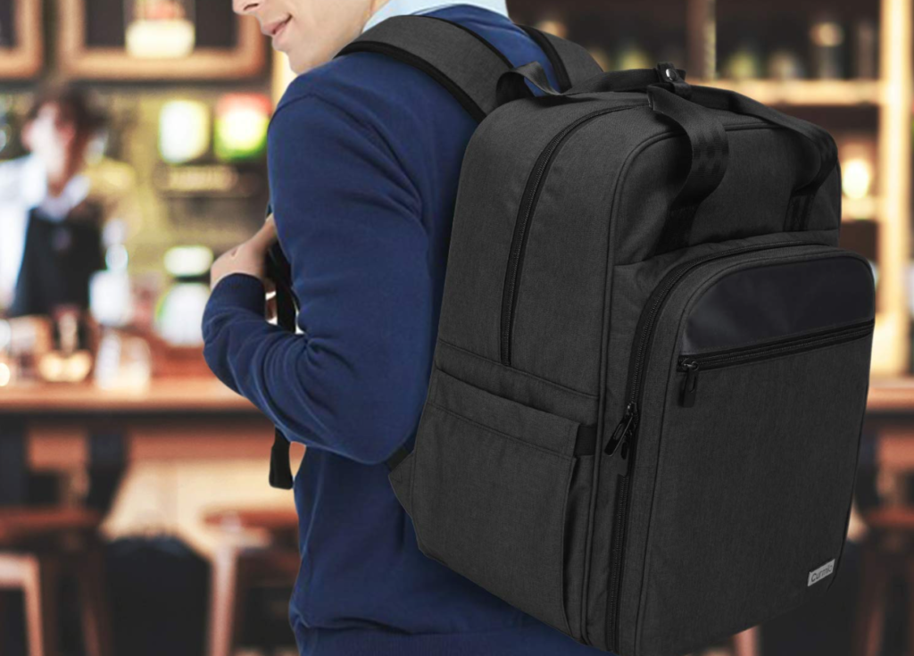 CURMIO Bartender Bag Travel Bartender Kit Backpack