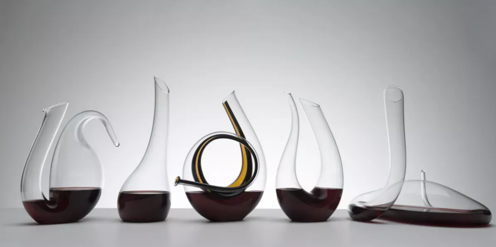 Image of Riedel wine decanters